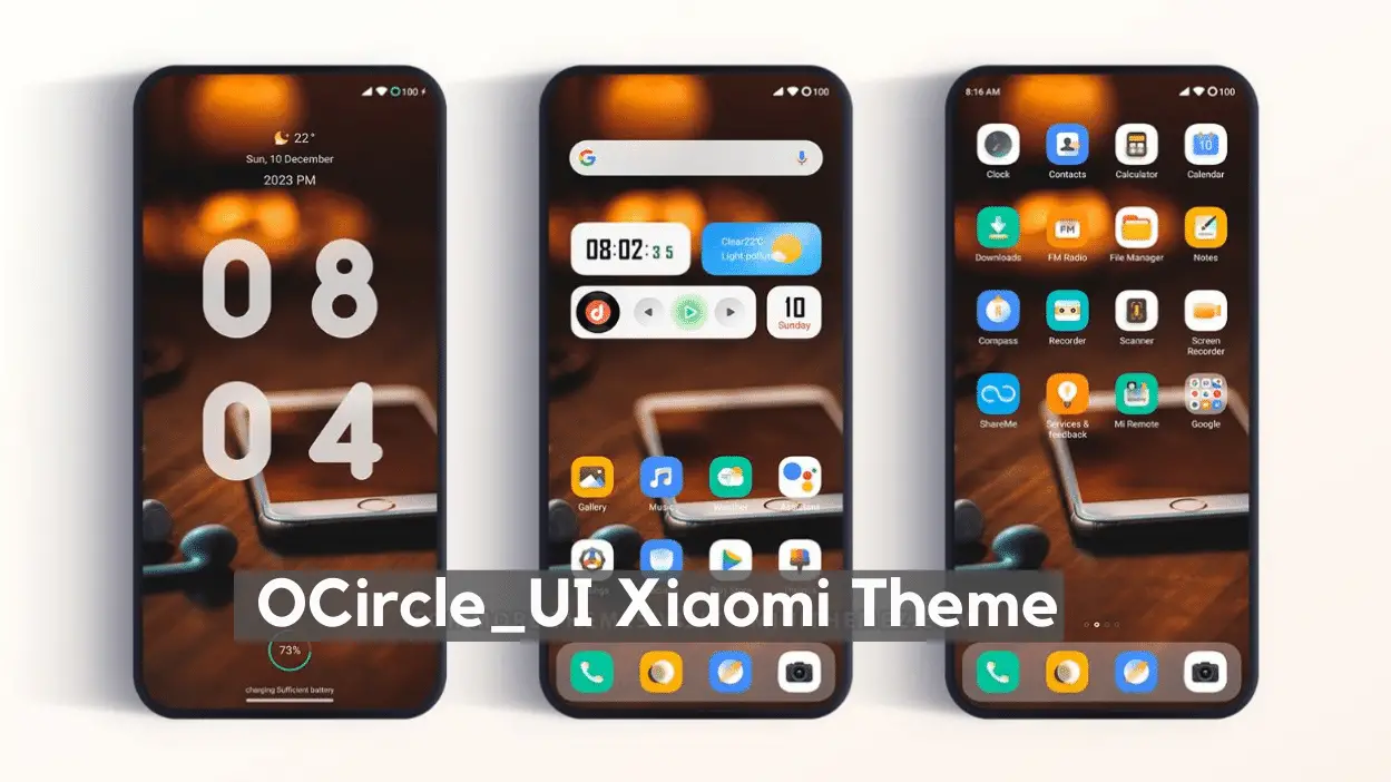 OCircle_UI HyperOS Theme for Xiaomi with Dynamic Icons