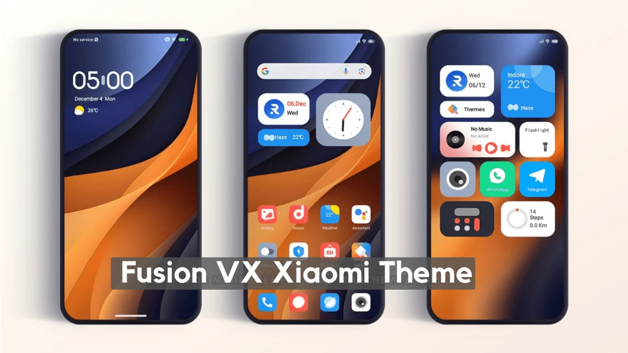 Fusion VX HyperOS Theme for Xiaomi with Animated UI