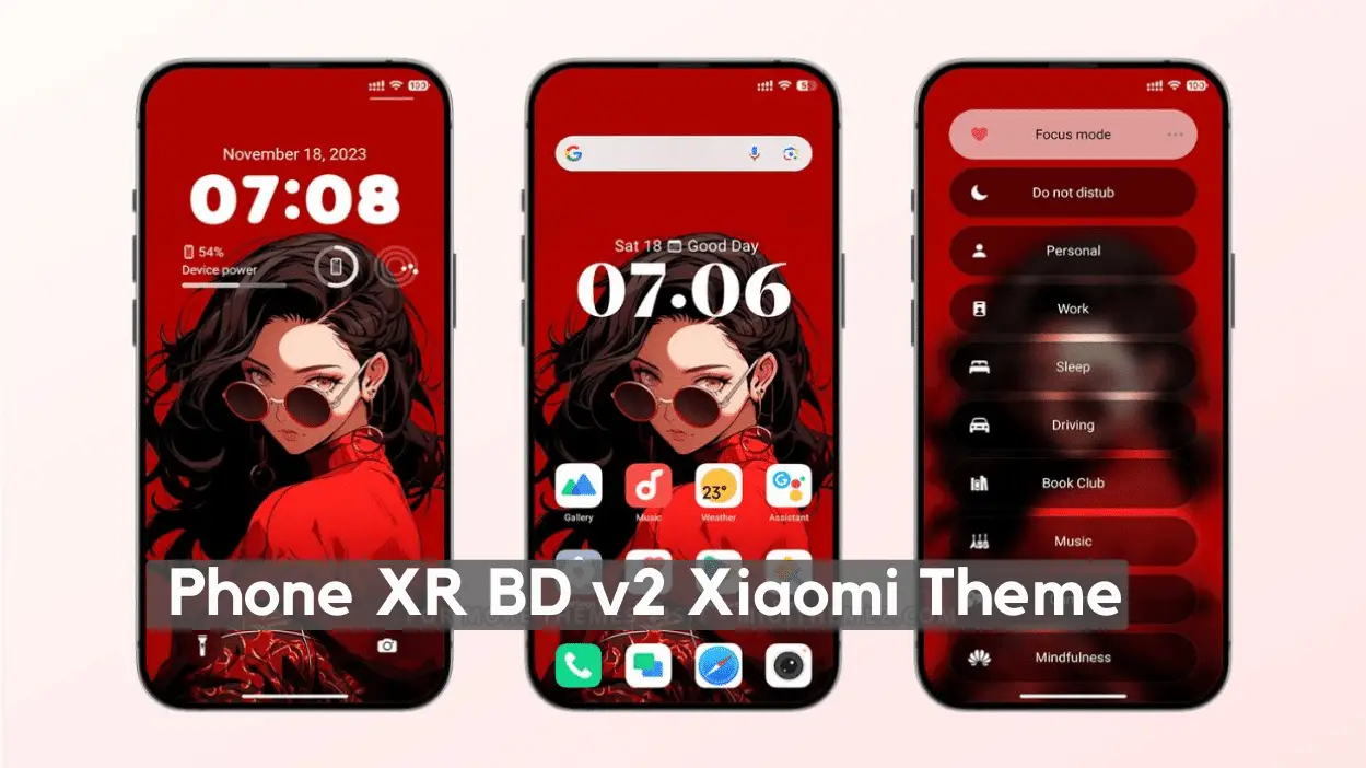 Phone XR BD v2 HyperOS Theme for Xiaomi with iOS Style