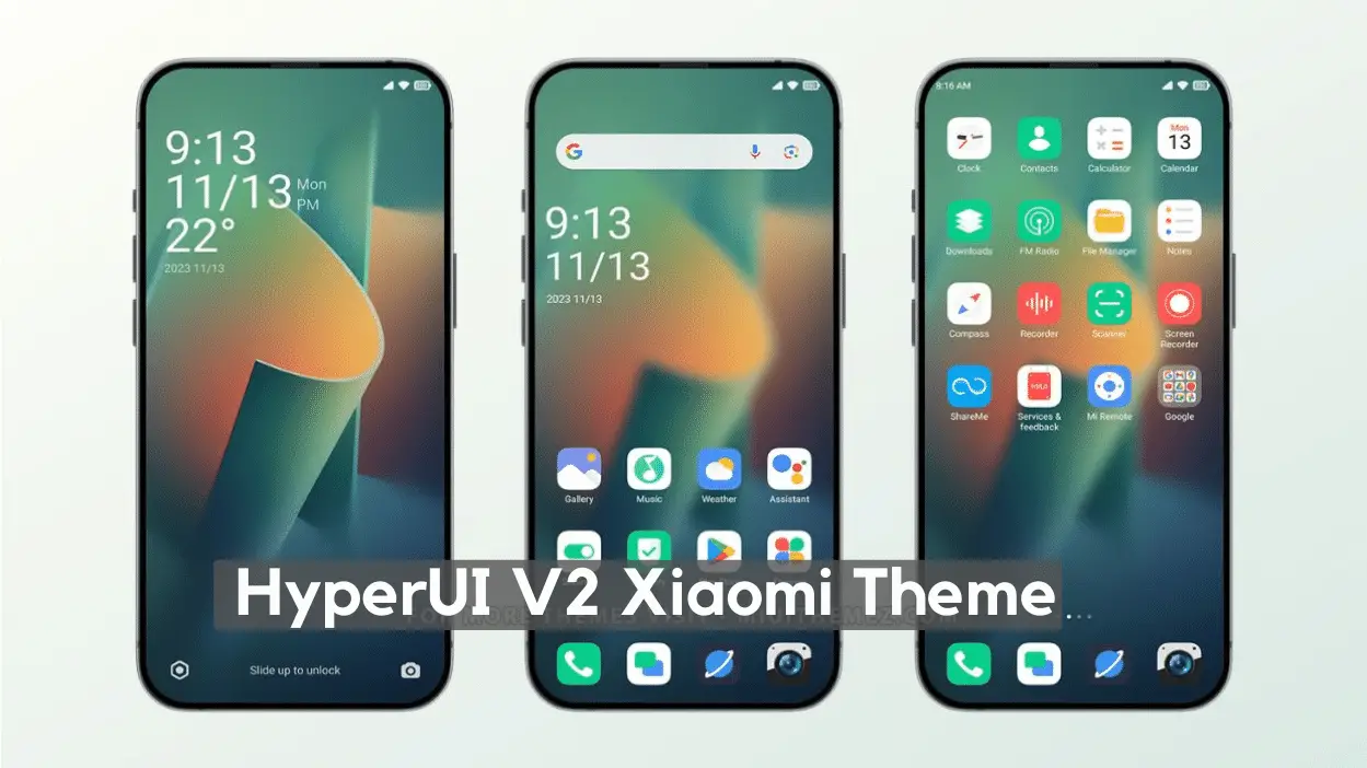 HyperUI V2 HyperOS Theme for Xiaomi with HyperOS Lockscreen