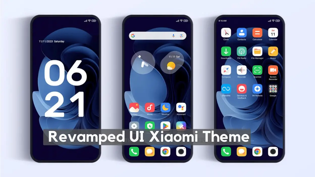 Revamped UI HyperOS Theme for Xiaomi with Windows Style