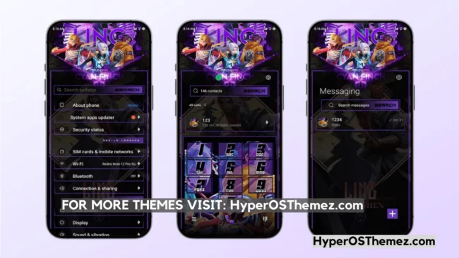 Ling Dark HyperOS Theme