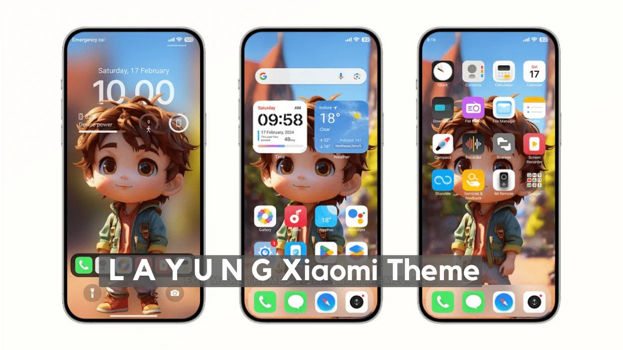 LAYUNG HyperOS Theme for Xiaomi with iOS Widgets