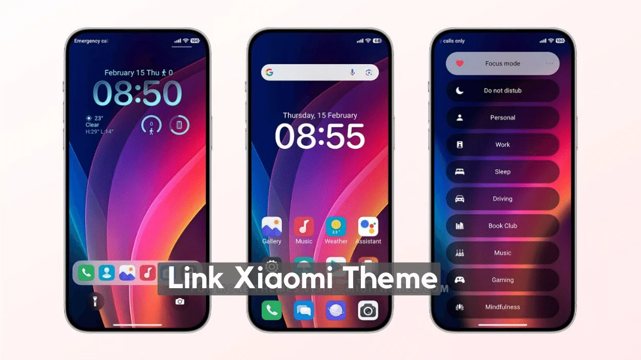 Link HyperOS Theme for Xiaomi with iOS Exeprience