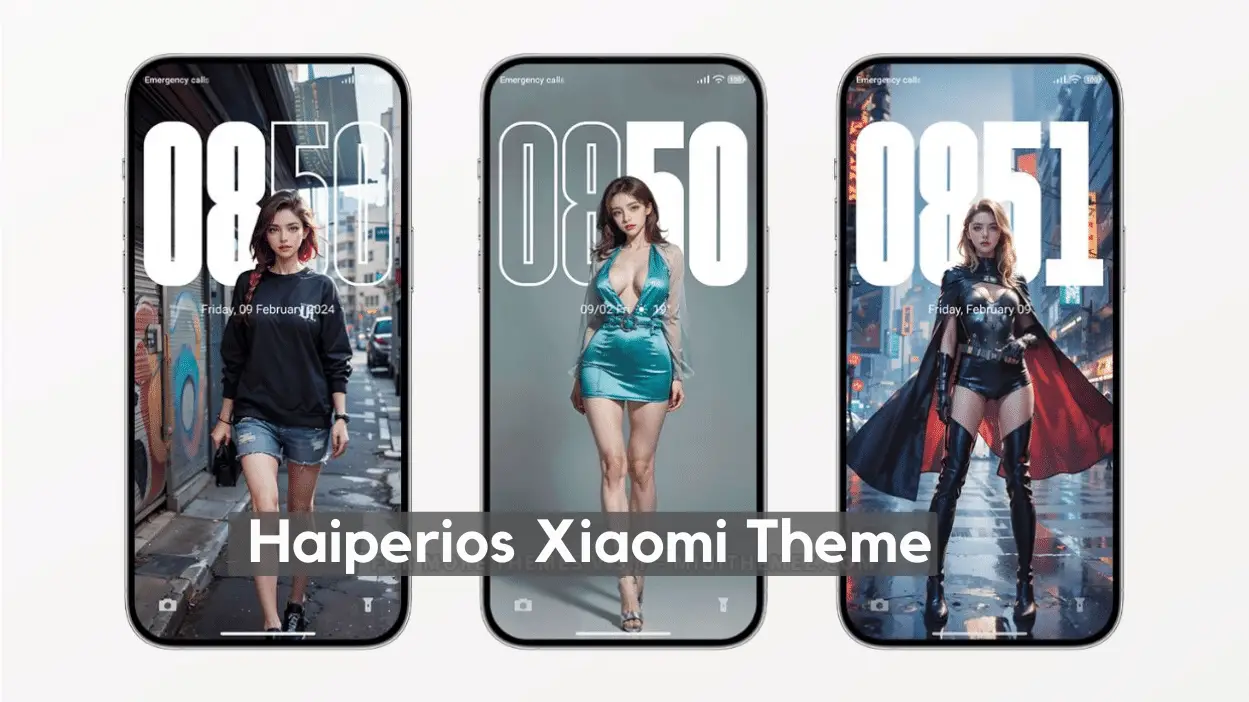 Haiperios HyperOS Theme for Xiaomi with Hyper Depth Effect