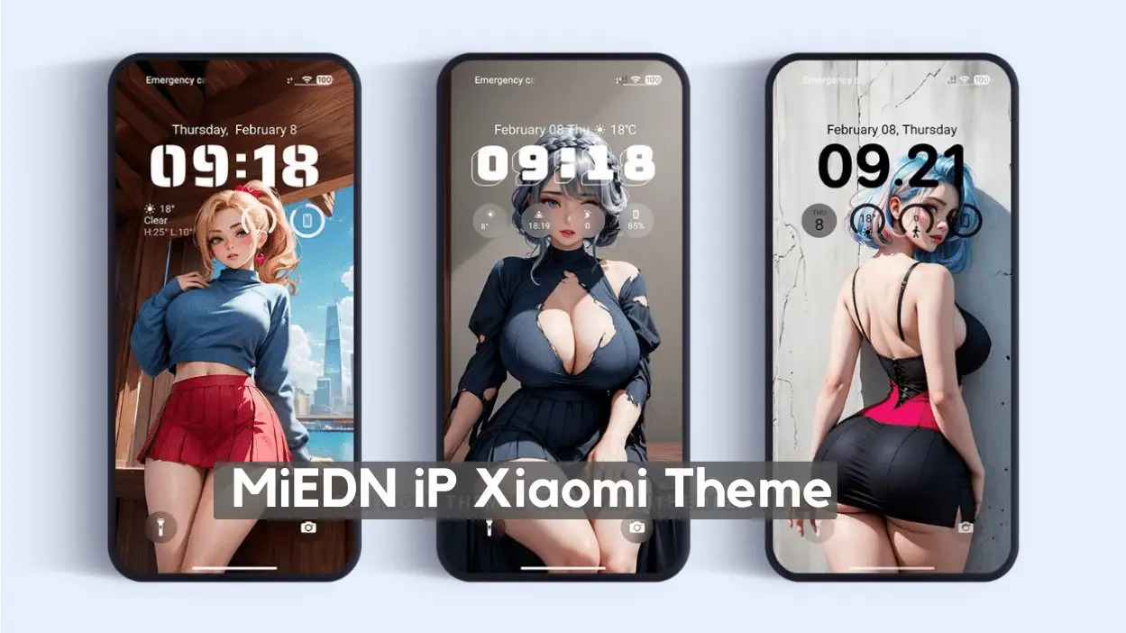 MiEDN iP HyperOS Theme for Xiaomi with iOS Style