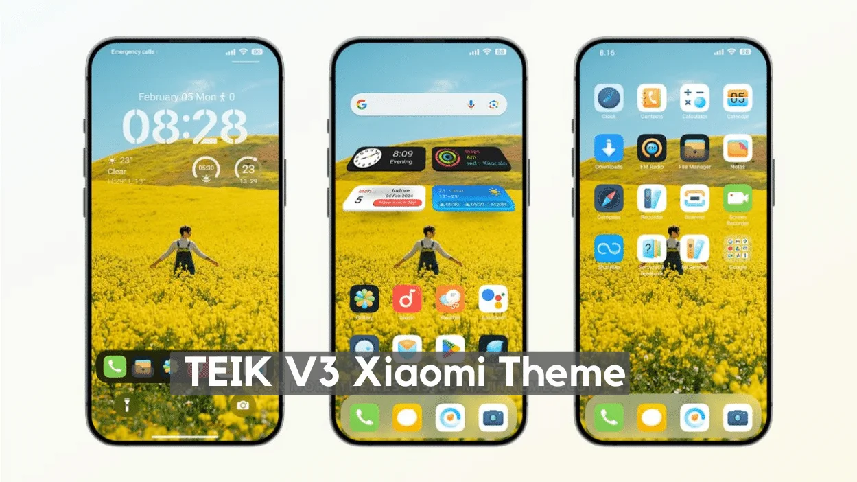 TEIK V3 HyperOS Theme for Xiaomi with iOS Style