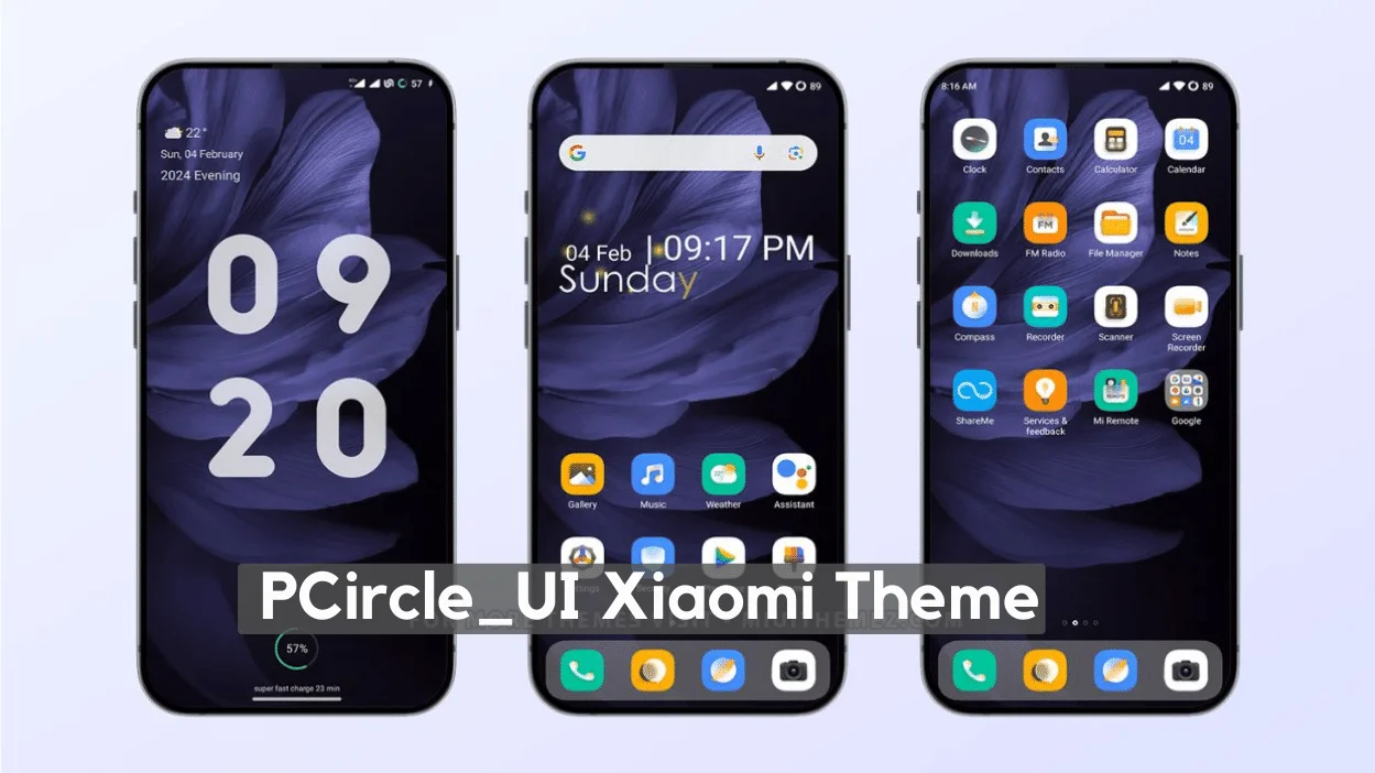 PCircle_UI HyperOS Theme for Xiaomi with Dynamic UI