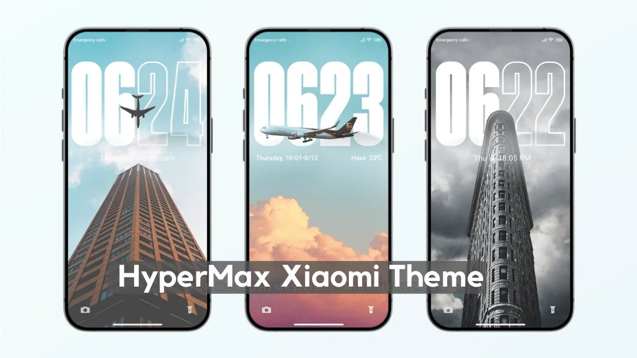 HyperMax HyperOS Theme for Xiaomi with Depth Effect