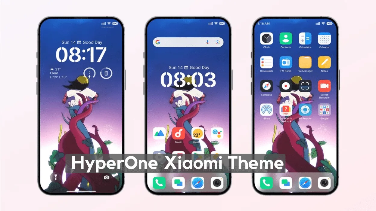 HyperOne HyperOS Theme for Xiaomi with iOS Style