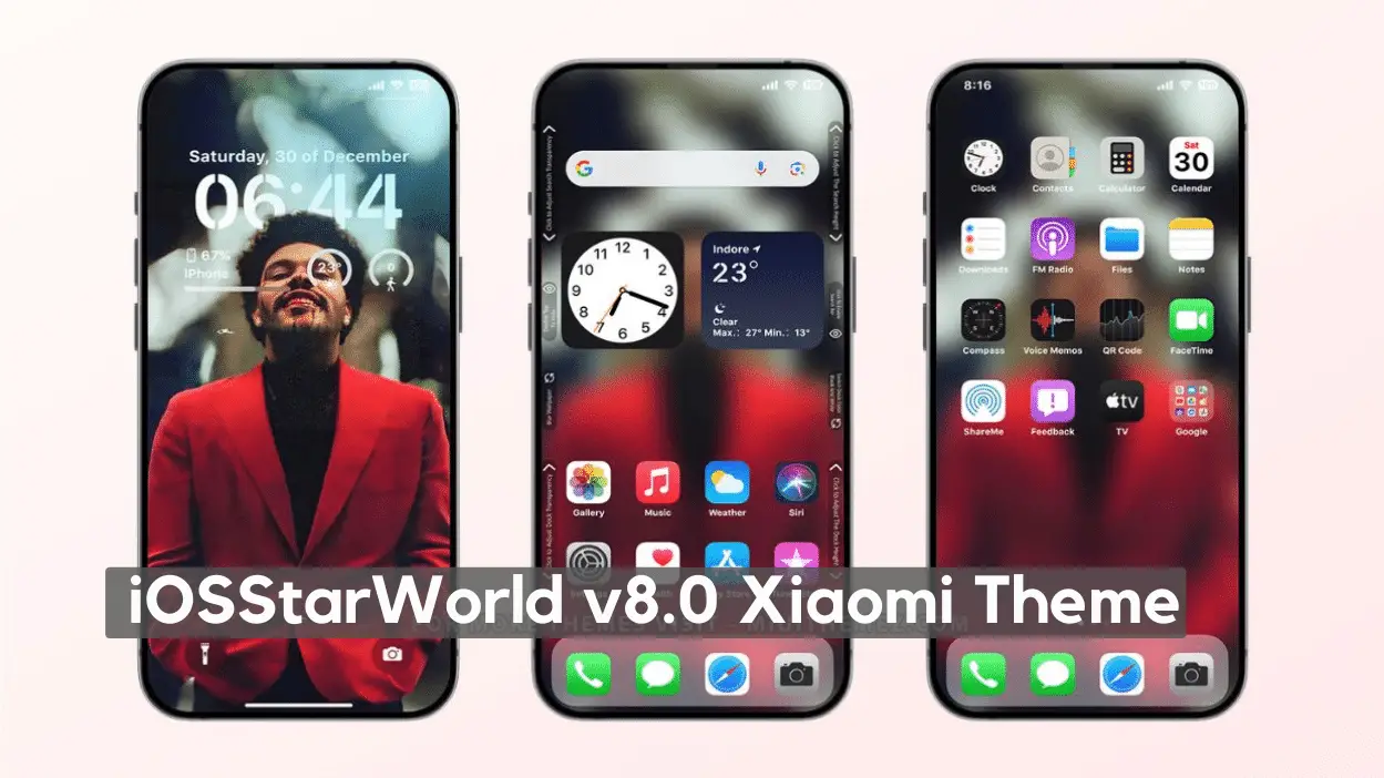 iOSStarWorld v8.0 HyperOS Theme for Xiaomi with iOS Style