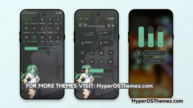 Sonozaki Dark HyperOS Theme