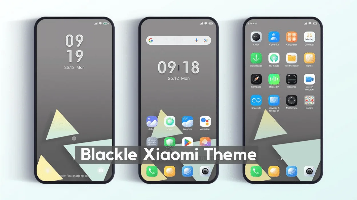 Blackle HyperOS Theme for Xiaomi with Minimal Dynamic