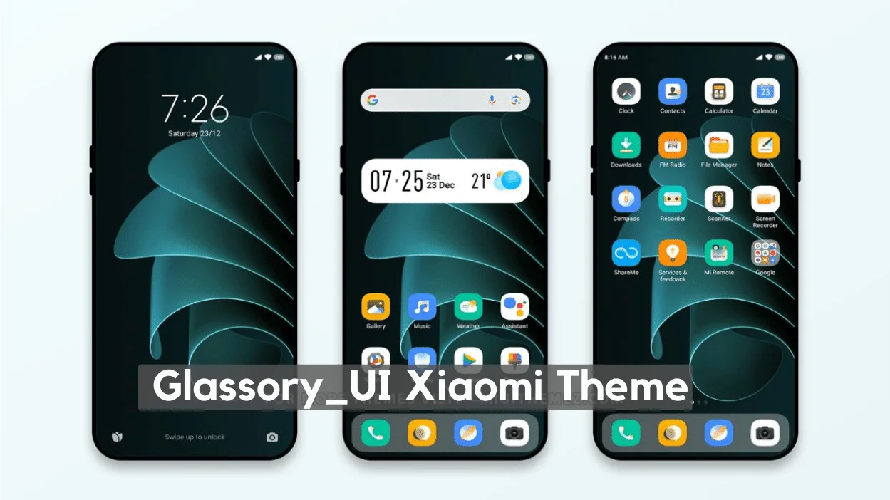 Glassory_UI HyperOS Theme for Xiaomi with Animated Icons