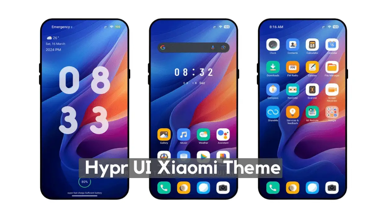 Hypr UI HyperOS Theme for Xiaomi with Animated Icons