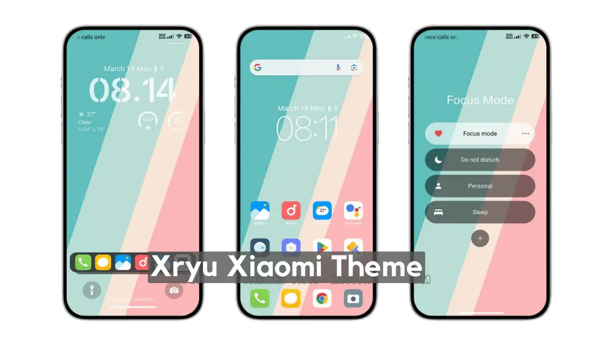 Xryu HyperOS Theme for Xiaomi with Dark Mode