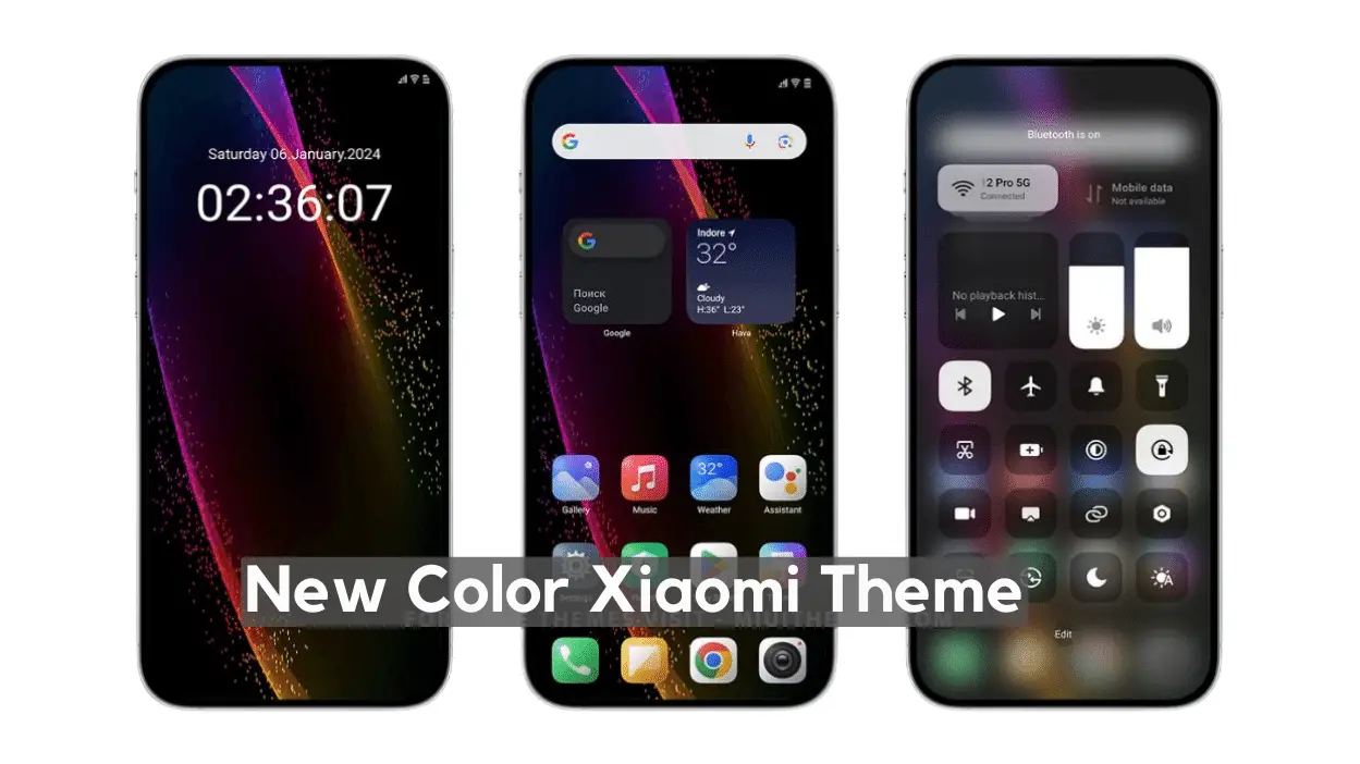 New Color HyperOS Theme for Xiaomi with Dark Mode