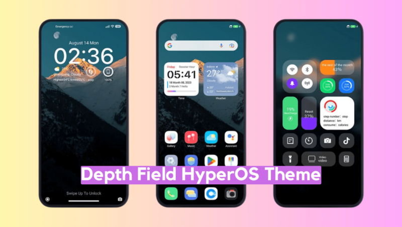 Depth Field HyperOS Theme for Xiaomi with Dynamic iOS Widgets - HyperOS ...