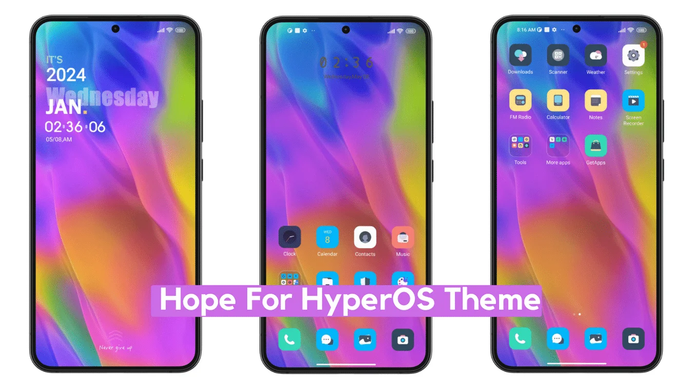 Hope For HyperOS Theme for Xiaomi with Beautiful UI