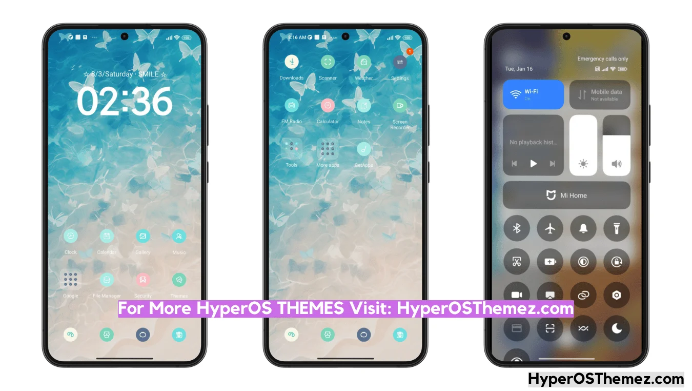 cool sea HyperOS Theme