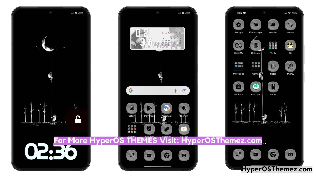 Black_White_Two HyperOS Theme