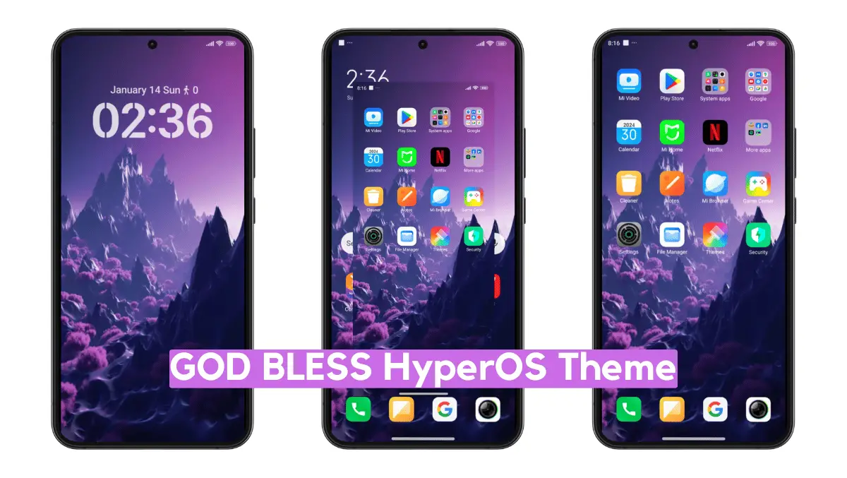 God Bless HyperOS Theme for Xiaomi with Dynamic Experience