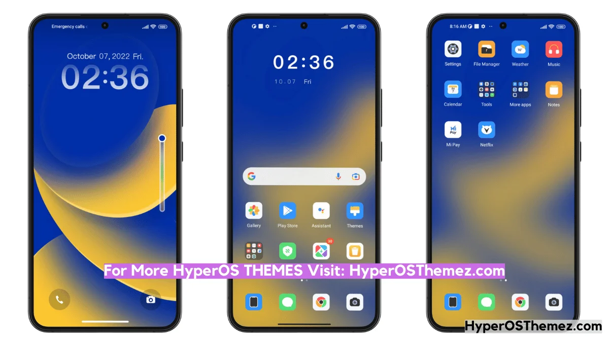 Klein A16 HyperOS Theme