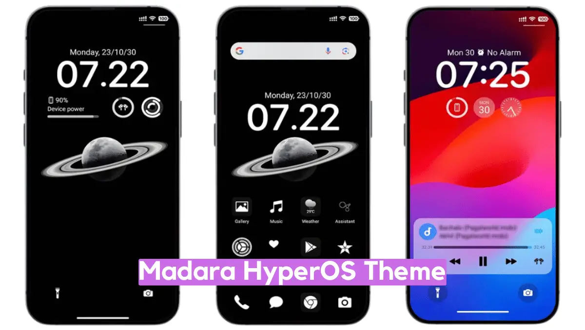 Madara HyperOS Theme for Xiaomi with Dark Experience