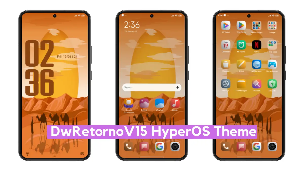 DwRetornoV15 HyperOS Theme with Dynamic UI