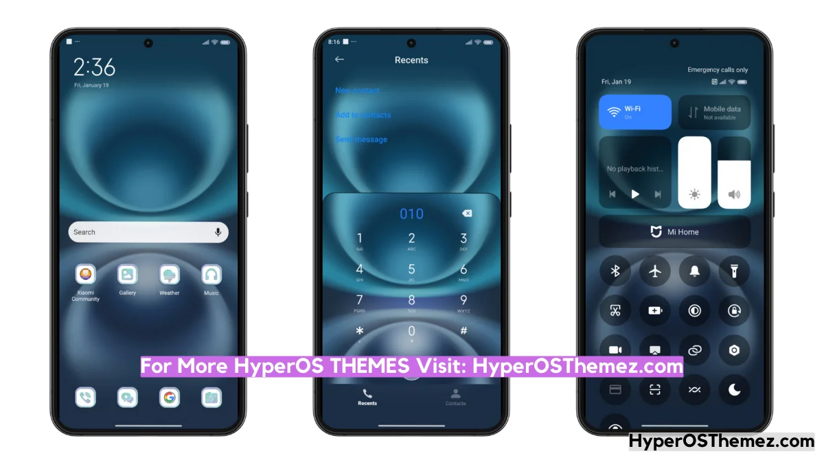 Purple Light HyperOS Theme