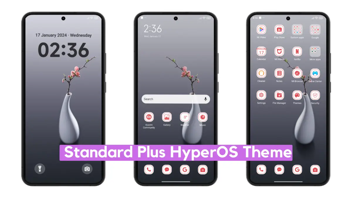 Standard Plus HyperOS Theme with Minimal Experience